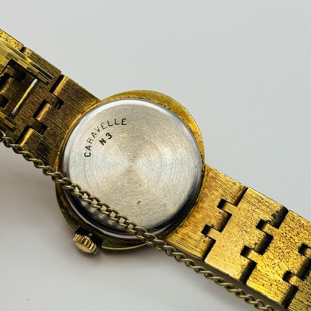Vintage Caravelle Watch – Classic Gold-tone with Mother of Pearl Dial - Picture 10 of 16